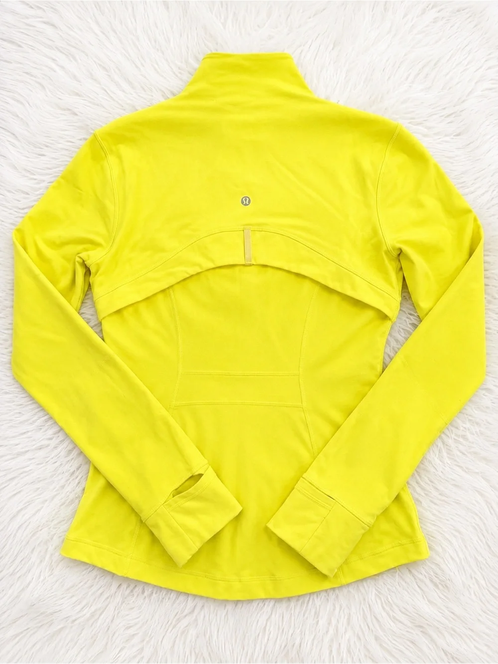 Lululemon Define Jacket Luon Neon Yellow Electric Lemon Size 8